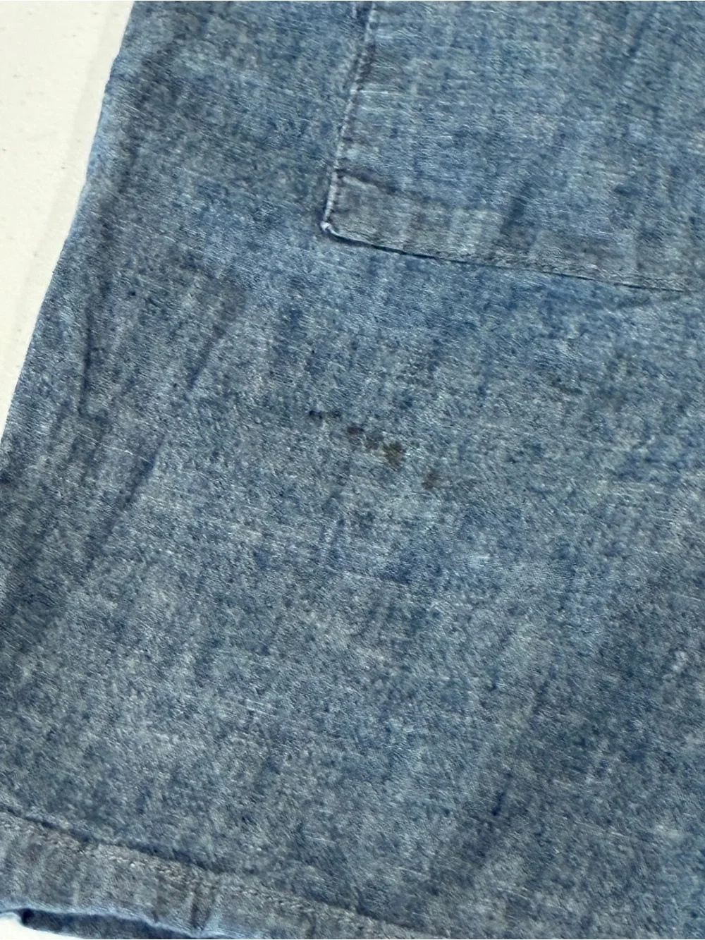 Gap Kids Boys Size Large 10-11 Husky Chambray Denim Easy Shorts Pull On